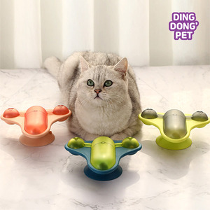 딩동펫 고양이 캣닢 비행기 노즈워크 스핀 벨